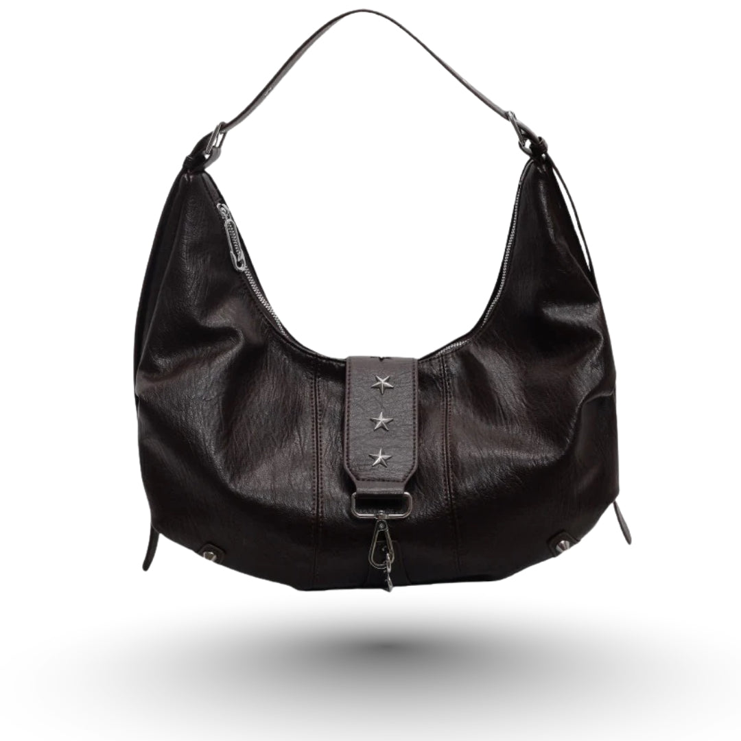 ANGE - Sac à Main Besace de Cours en Cuir