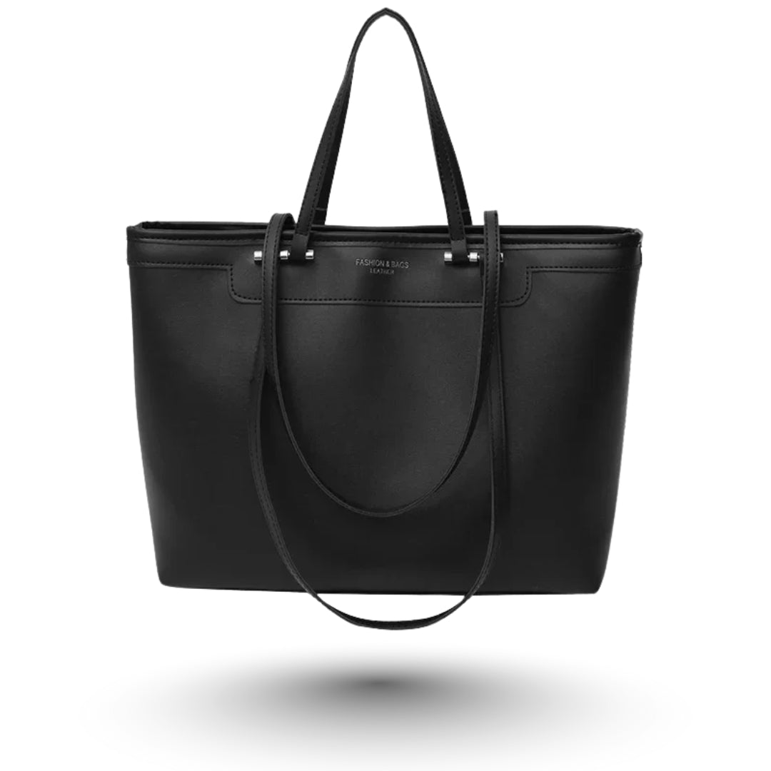 ZOE - Grand Sac à Main de Cours en Cuir Végan