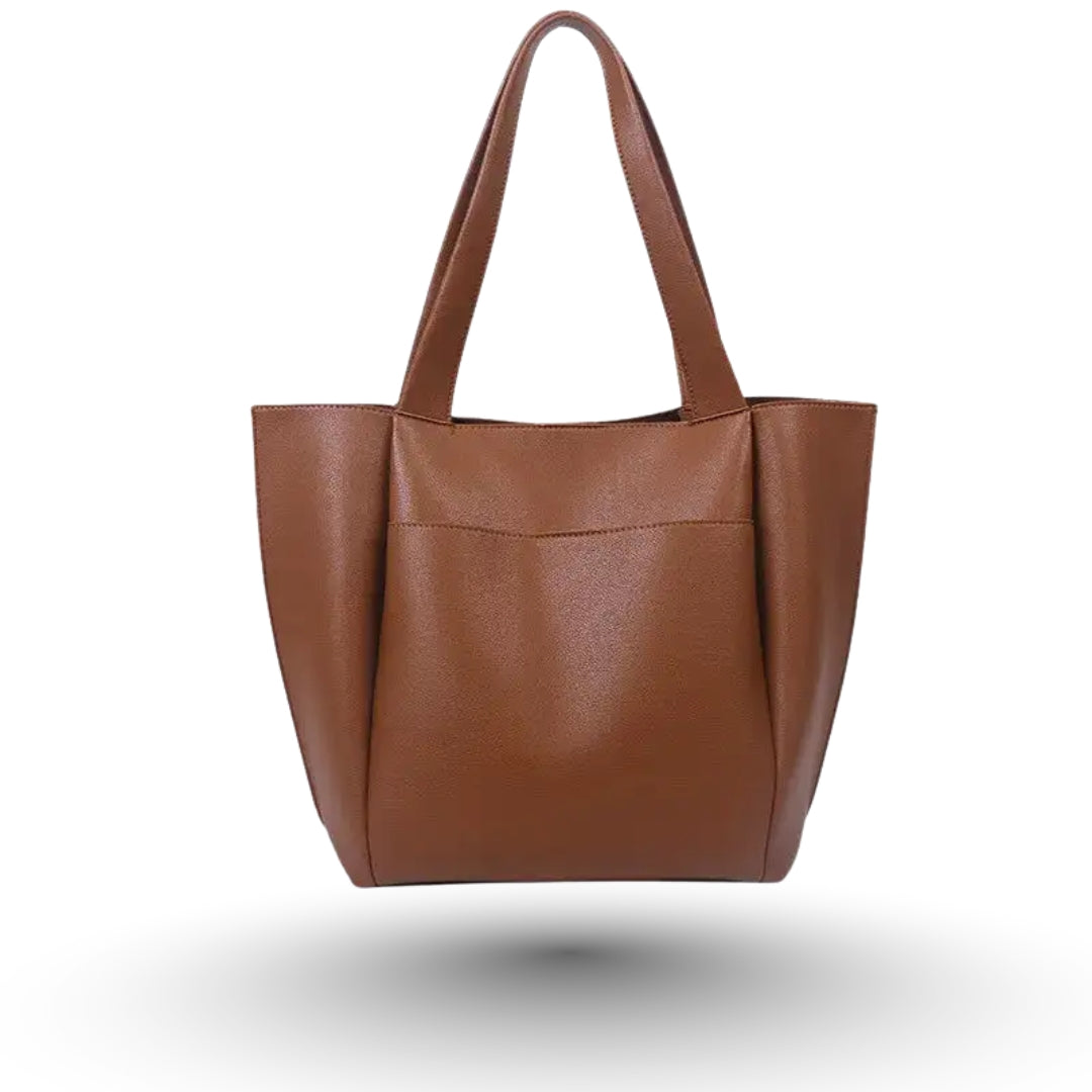 AURELIA - Grand Sac à Main de Cours en Cuir Souple