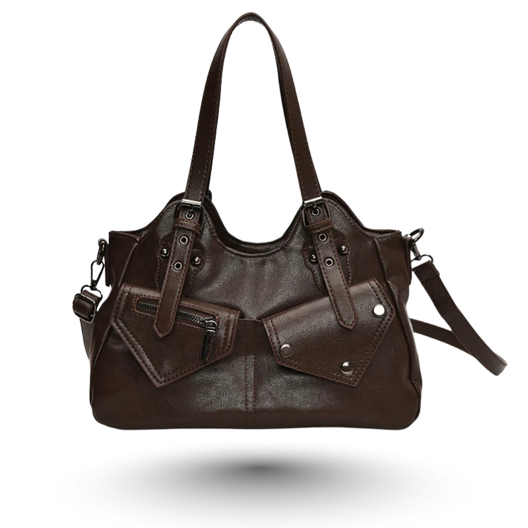 ARIANA - Sac à Main de Cours en Cuir Multipoches