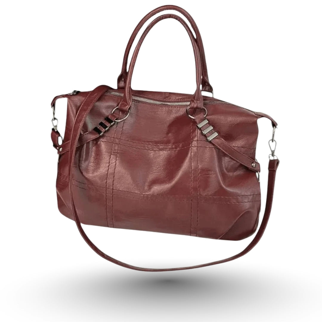 LUNA - Sac à Main de Cours Vintage en Cuir