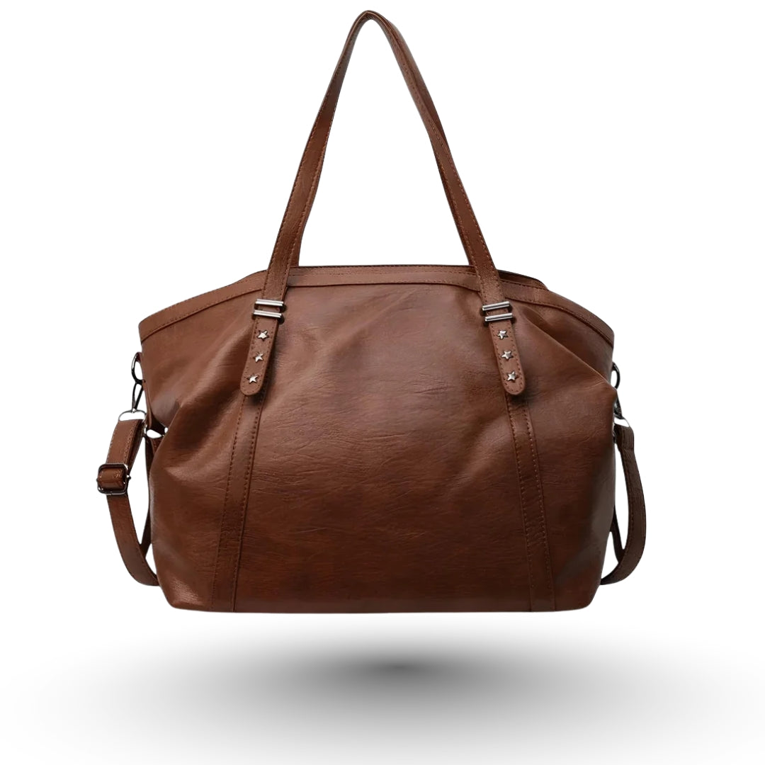 GAIA - Grand Sac à Main de Cours en Cuir