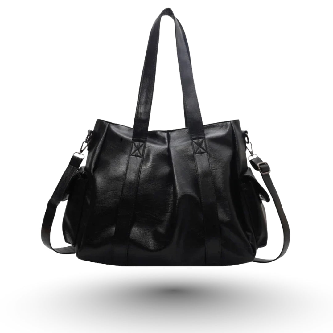 TIPHANY - Sac à Main de Cours Ample en Cuir Souple
