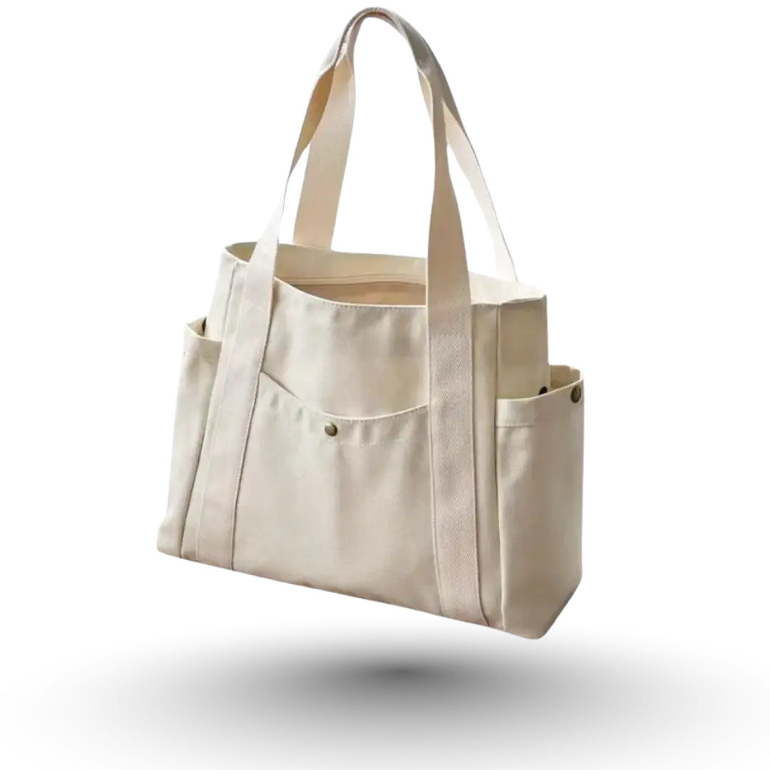 ALFABA - Sac à Main de Cours Fourre-Tout en Toile