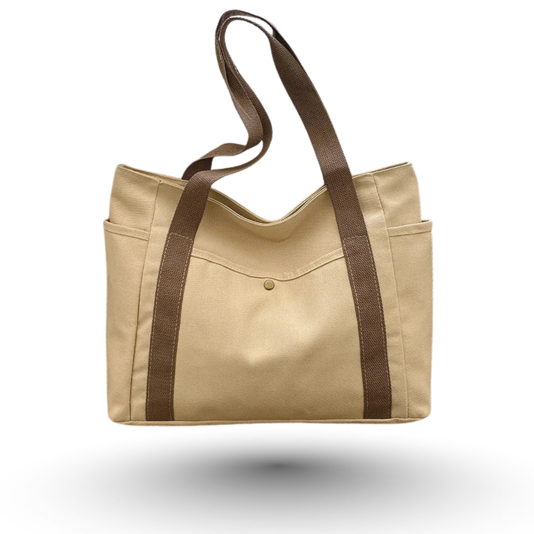 ALFABA - Sac à Main de Cours Fourre-Tout en Toile