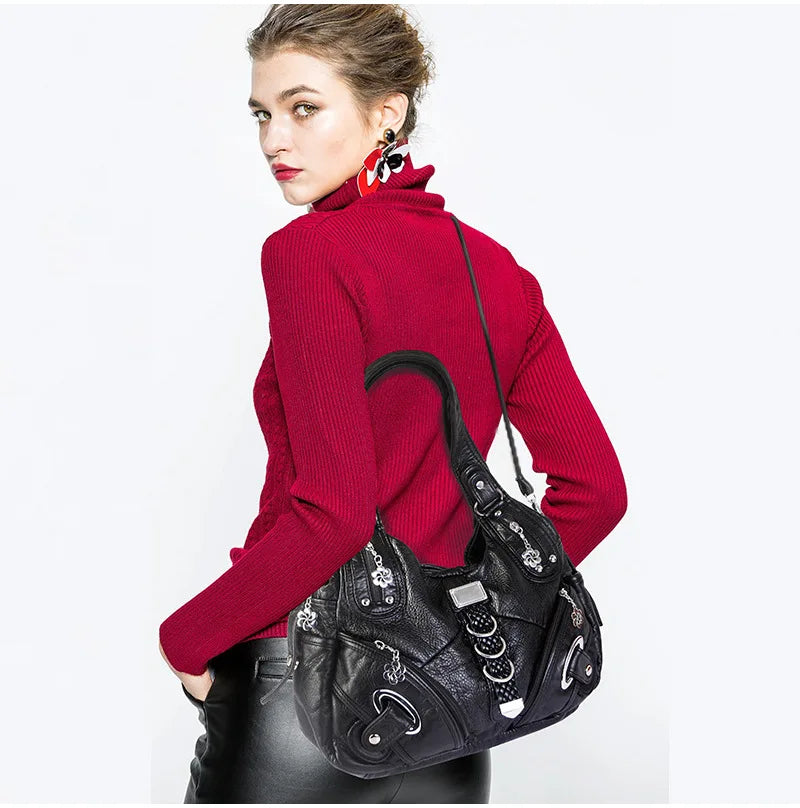 LORIE - Sac à Main de Cours Multipoche Tendance