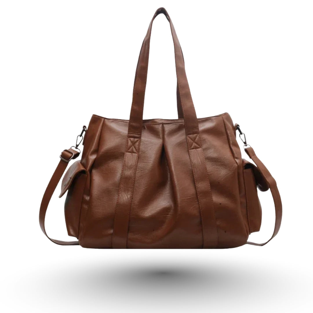 TIPHANY - Sac à Main de Cours Ample en Cuir Souple