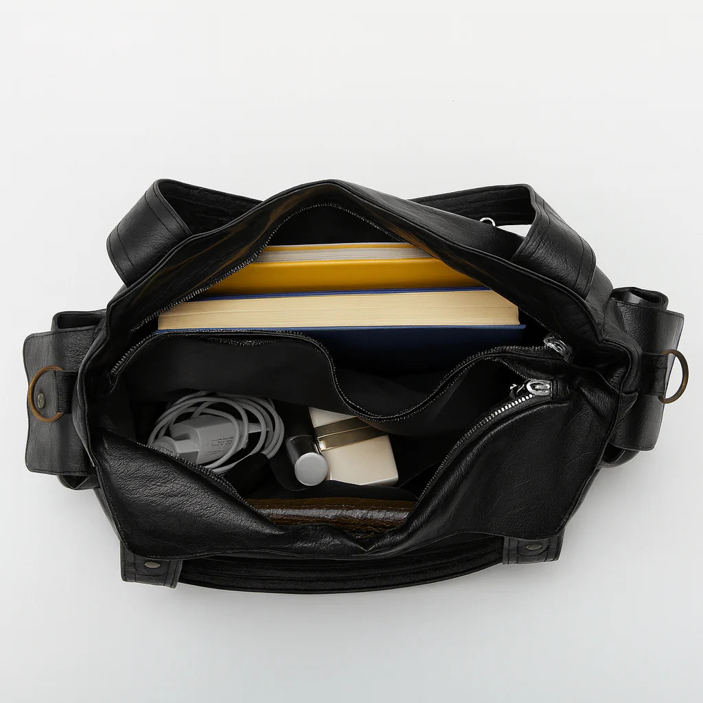 sac a main de cours noir alba interieur
